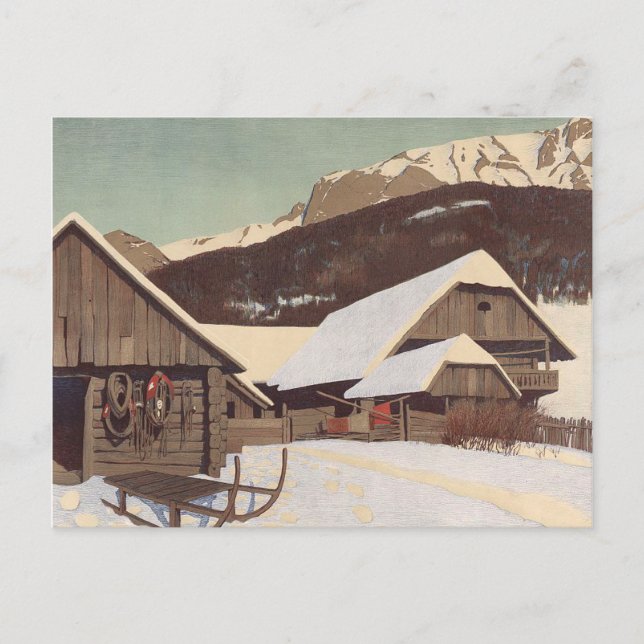TEE Österreichischer Winter Postkarte (Vorderseite)
