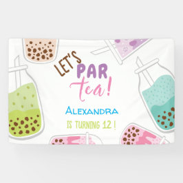 Tee par bobba tea Geburtstag Banner