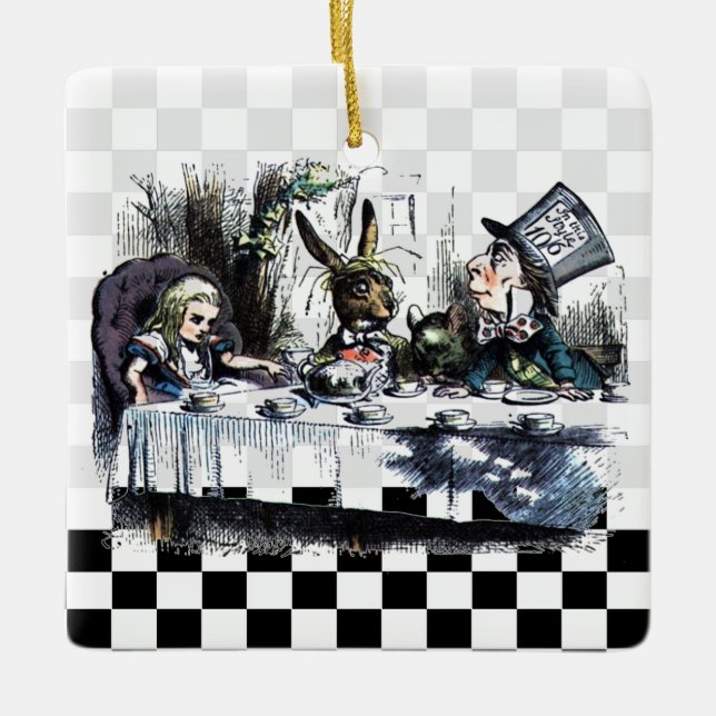 Tee Party 2 Keramikornament (Vorderseite)