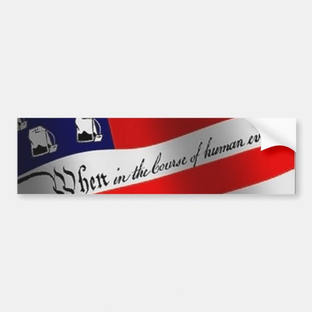 Tee-Party am 15. April 2009 Autoaufkleber (Vorne)