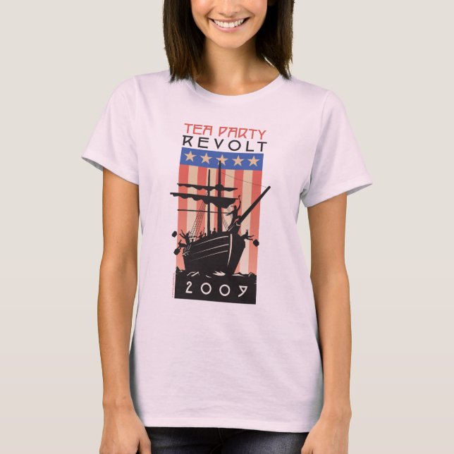 Tee-Party-Aufruhr 2009 T-Shirt (Vorderseite)