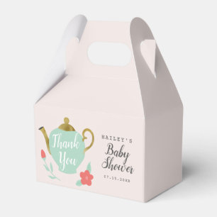 Tee Party Baby Dusche Blumenbeet Vielen Dank Geschenkschachtel