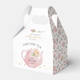 Tee-Party Baby Dusche Blumenstrauß Box Geschenkschachtel