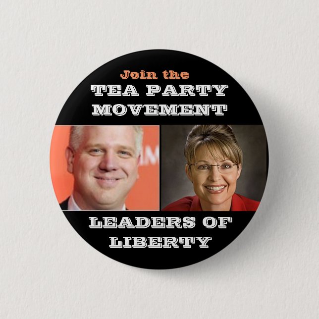 TEE-PARTY-BEWEGUNG BUTTON (Vorderseite)