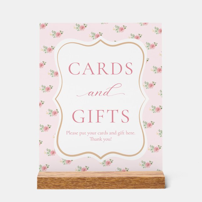 Tee-Party Blumenkohl Brautparty Karten und Geschen Acrylschild (Von Creator hochgeladen)