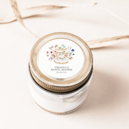 Tee-Party-Brautparty-Aufkleber Runder Aufkleber