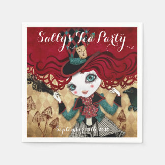 Tee Party Custom Napkins Serviette