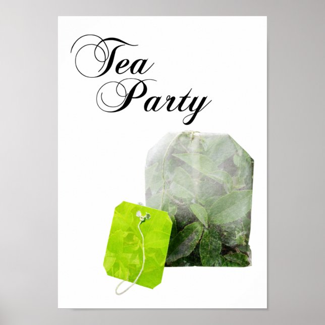 Tee-Party-Doppelbelastung Poster (Vorne)