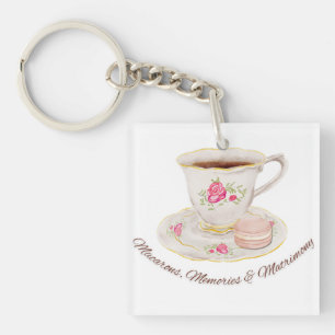 Tee-Party-Elegantes-Brautjungfernabschied-Junggese Schlüsselanhänger