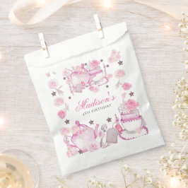 Tee-Party-Glitzer Personalisiert Geschenktütchen