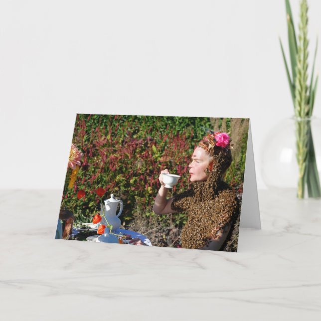 Tee-Party Karte (Vorderseite)