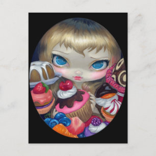 "Tee-Party-Leckereien" Postkarte