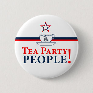 Tee-Party-Leute! Button