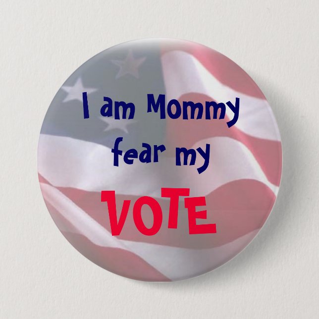Tee-Party-Mama 5 Button (Vorderseite)