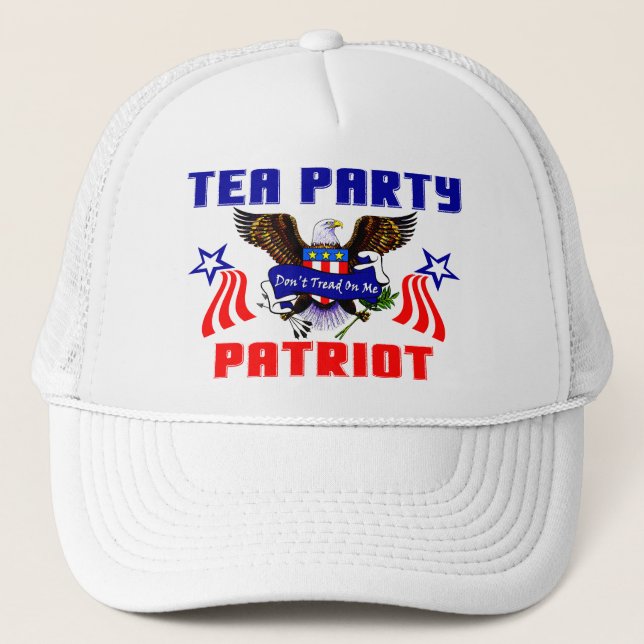 Tee-Party-Patriot Truckerkappe (Vorderseite)