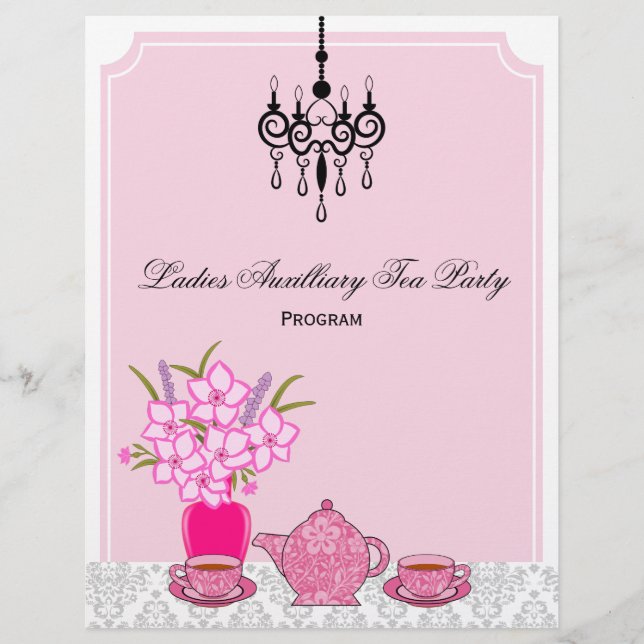 Tee-Party-Programm (Vorderseite)