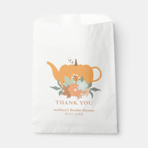 Tee Party Pumpkin Brautparty Gefältbeutel Geschenktütchen