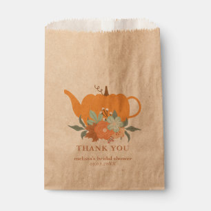 Tee Party Pumpkin Brautparty Gefältbeutel Geschenktütchen
