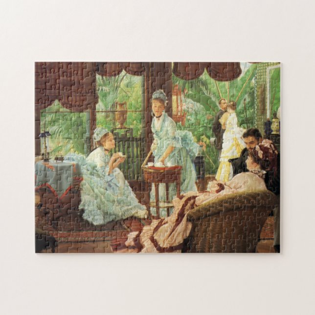 Tee-Party-Puzzlespiel James Tissot viktorianisches Puzzle (Horizontal)