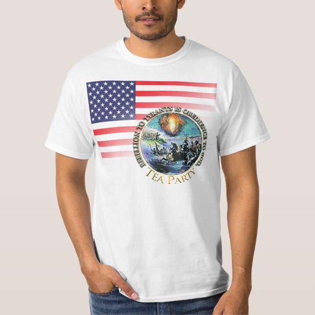 Tee-Party-Rebellion-Hemd T-Shirt (Vorderseite)