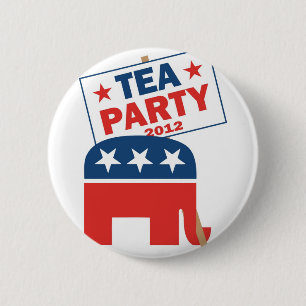 Tee-Party-Republikaner-Knopf Button