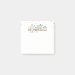 Tee-Party-Set Tee-Nachmittagstee Post-it Klebezettel