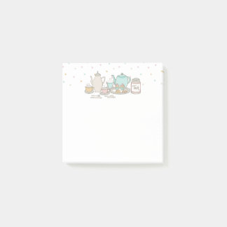 Tee-Party-Set Tee-Nachmittagstee Post-it Klebezettel