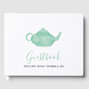 Tee-Party-Shabby Chic Kinderdusche Gästebuch