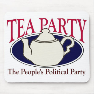Tee-Party-Steuer-Tagmousepad Mousepad