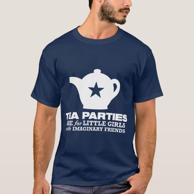 Tee-Party - Tee-Partys sind für kleine Mädchen T-Shirt (Vorderseite)