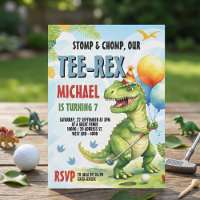 Tee-Rex Golf Dinosaur Minigolf Geburtstagsfeier