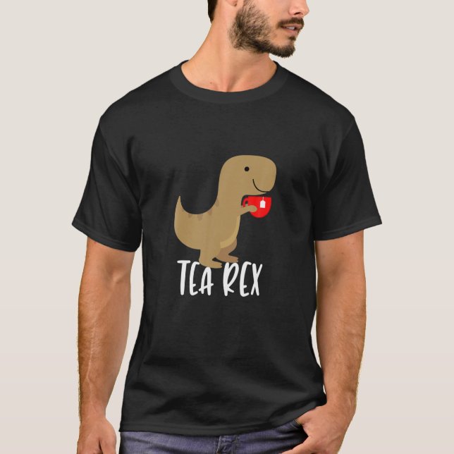Tee Rex T Funny Niedlich Tyrannosaurus Dino T-Shir (Vorderseite)