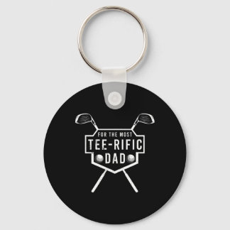 Tee-rific Dad Lustiger Golf-Fan und Vatertag Schlüsselanhänger