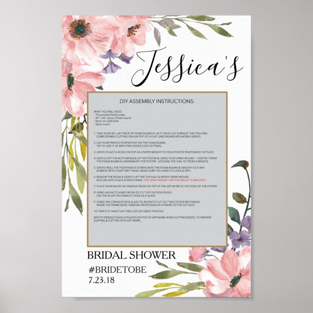 Tee-Rose Foto Prop-Plakatrahmen Poster (Vorne)