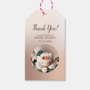 Tee-Rosen-Braut-Tag Geschenkanhänger