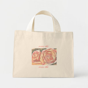 Tee-Rosen vom Garten Mini Stoffbeutel