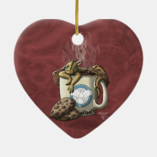 [Tee-Schalen-Drache-] Kaffee Keramikornament