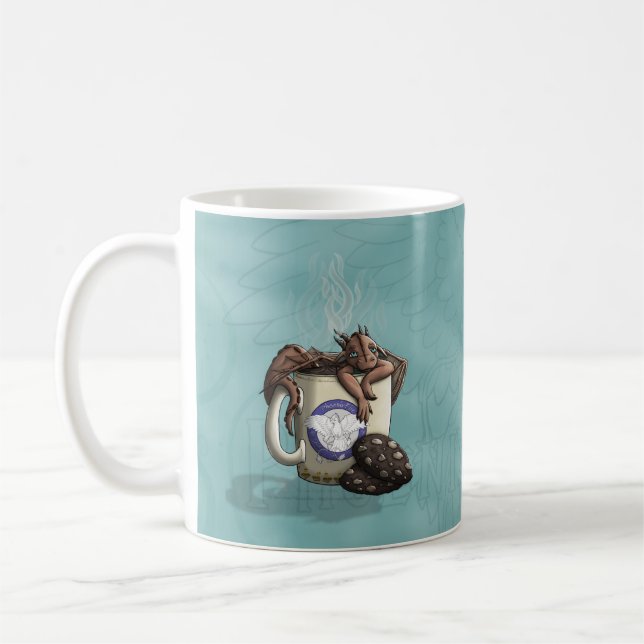[Tee-Schalen-Drache-] Mokka Kaffeetasse (Links)