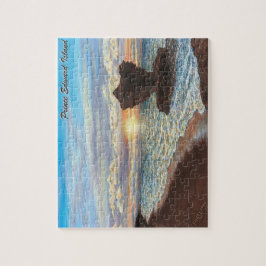 Tee-Schalen-Felsen-Puzzlespiel mit Geschenkboxen Puzzle