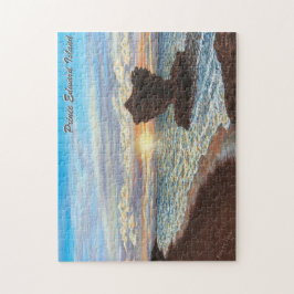 Tee-Schalen-Felsen-Puzzlespiel mit Geschenkboxen Puzzle