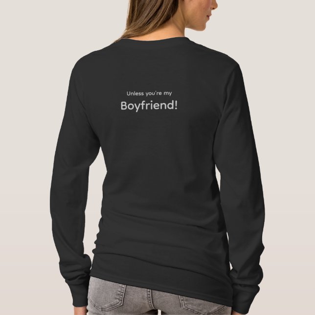 Tee-Shirt - Freund/Freundin T-Shirt (Rückseite)