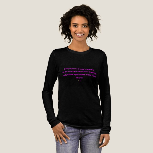 TEE SHIRT MIT QUOTE (Volle Vorderseite)