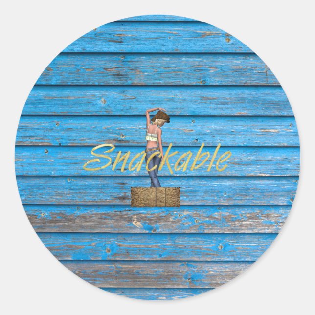 TEE Snackable Runder Aufkleber (Vorderseite)
