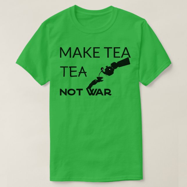 Tee statt KriegsziffernBritische Tea-Redewendungen (Design vorne)