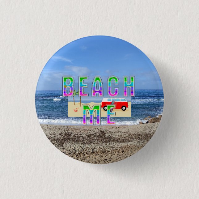 TEE Strand Me Button (Vorderseite)
