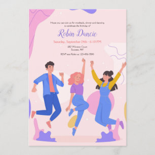 Tee-Tanz-Party Einladung