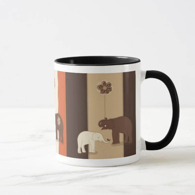 Tee-Tasse des Elefant-Kaffee-| Tasse (Rechts)
