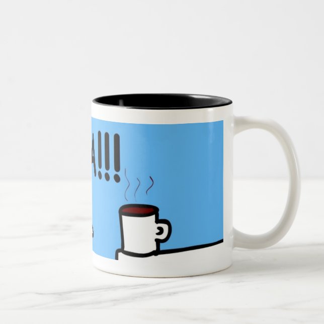 Tee-Tasse Zweifarbige Tasse (Rechts)