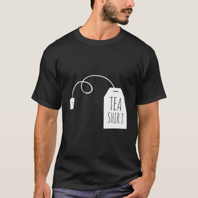 Tee Tee Tee Beutel heißes Getränk Wortspiel (Vorderseite)