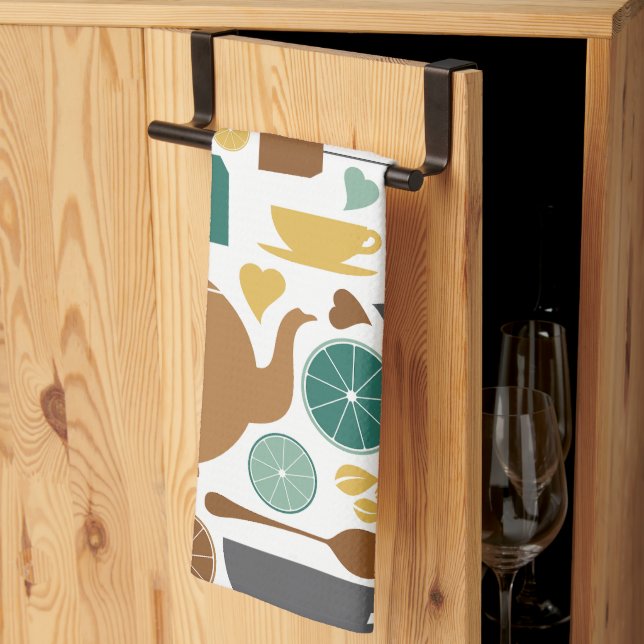 Tee, Tee, Teetuch Geschirrtuch (Drittel gefaltet)